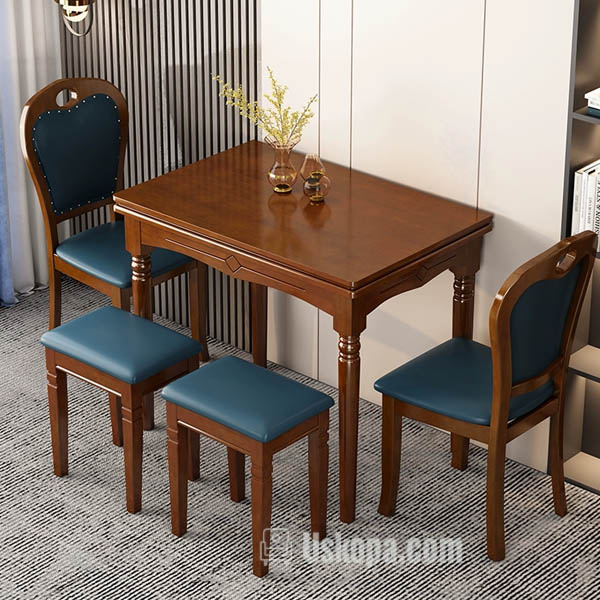 màu bàn ghế phù hợp với không gian bếp