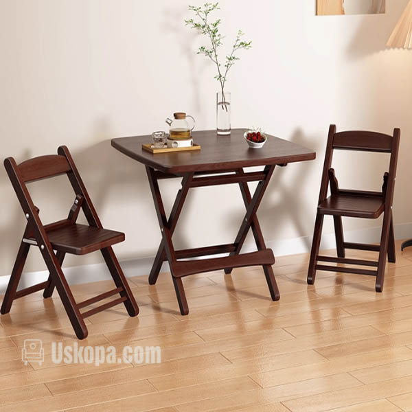 sắp xếp bàn ăn sát tường